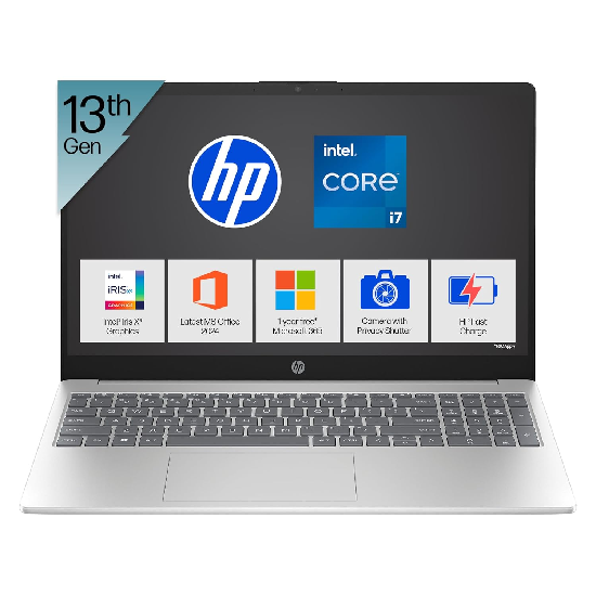HP 15,13th Gen Intel Core i7,(16GB, 512GB SSD)